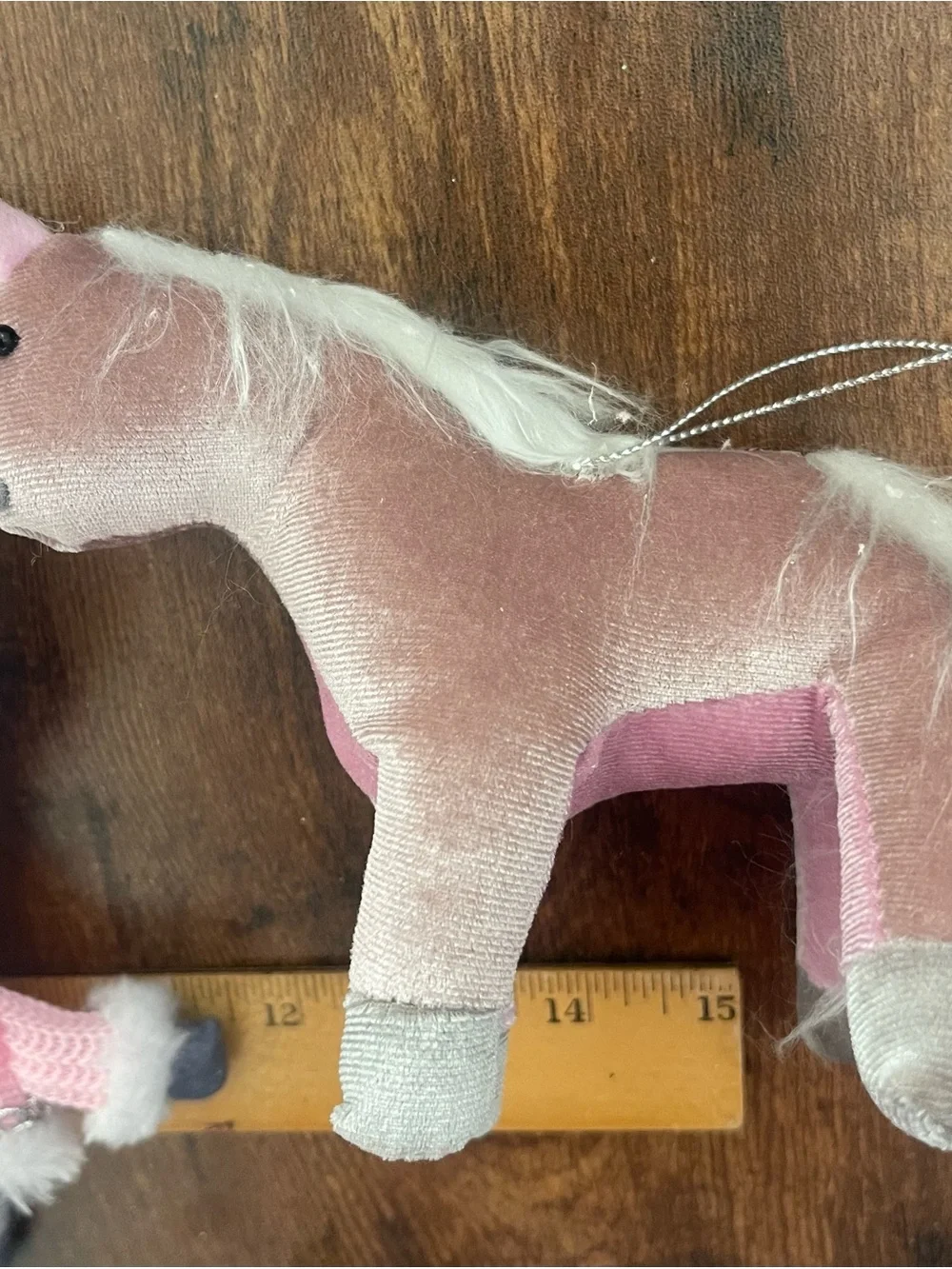 Target Pink and Gray Arctic Plush Ornament with Faux Fur Hood